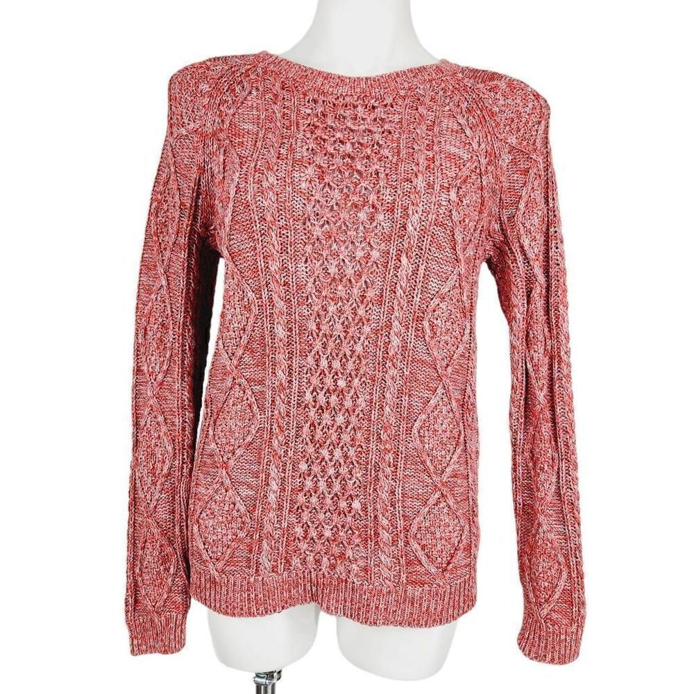 Gap cable knit sweater red Size medium